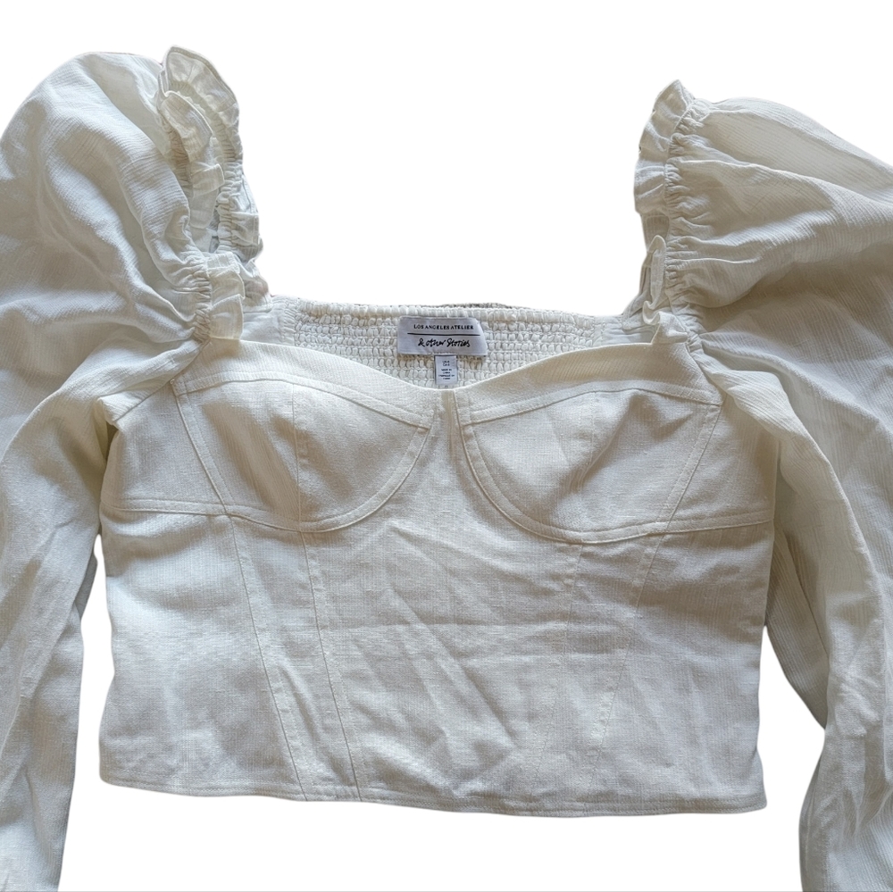 & Other Stories White Blouse - Picture 4 of 15